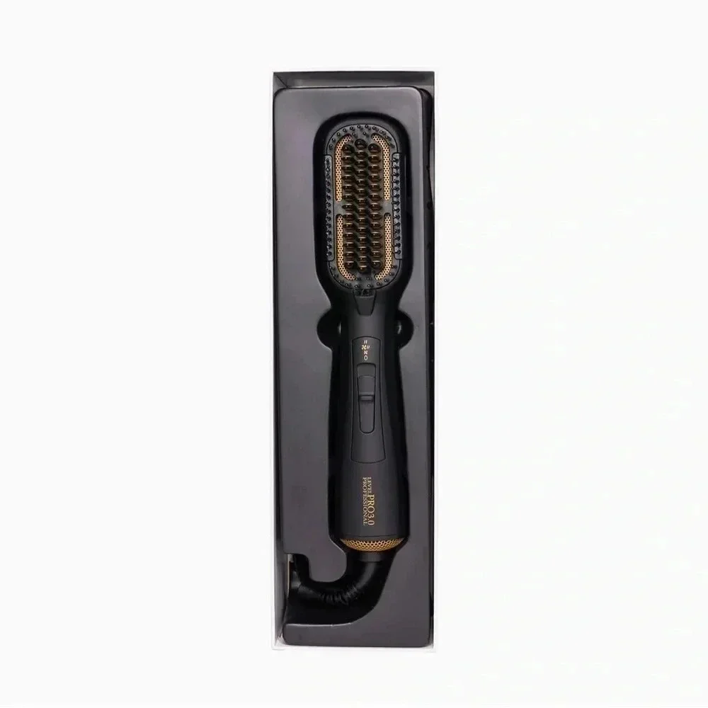 Black Ionic Straightening Brush - Black. NWOB